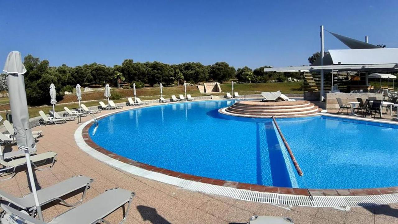 Olia Sea View Shared Pool Villa, Néa Fókaia Extérieur photo